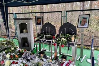 Grób tragicznie zmarłej rodziny w Nałęczowie