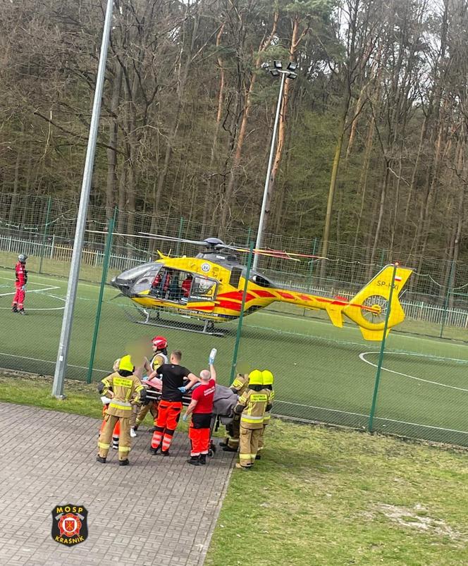 O krok od tragedii w Kraśniku. Nastolatek nadział się na ogrodzenie