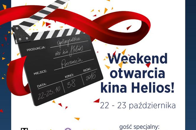 Otwierają kino Helios w centrum Posnania – weekend pełen niespodzianek