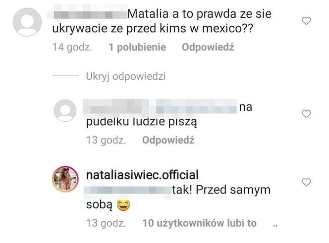 Natalia Siwiec, Instagram