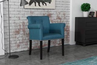 Niebieski fotel