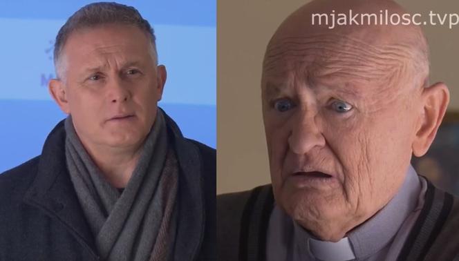 M jak miłość, odcinek 1662: Ksiądz z Grabiny wyda Nieśpielaka! Dzięki niemu Rogowski dowie się o przekręcie profesora - WIDEO, ZDJĘCIA
