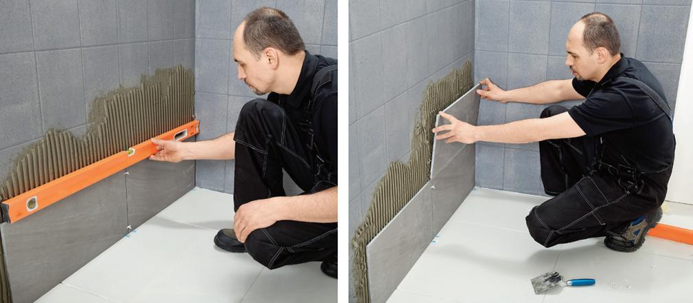 Как правильно укладывать плитку в ванне