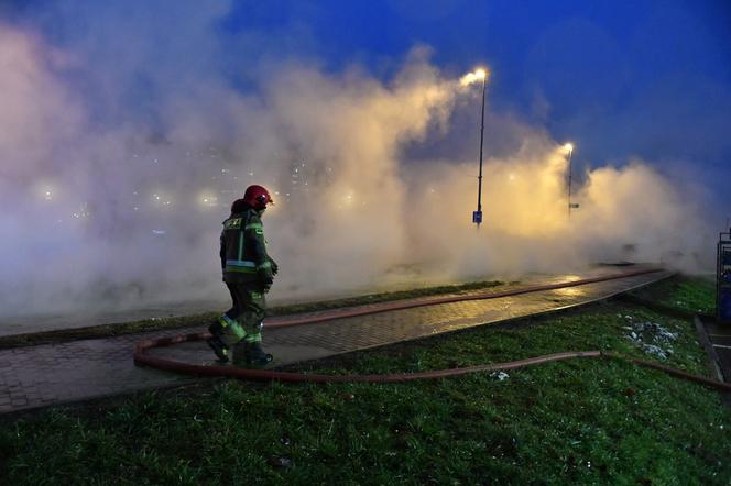 Awaria sieci ciepłowniczej na Gumieńcach