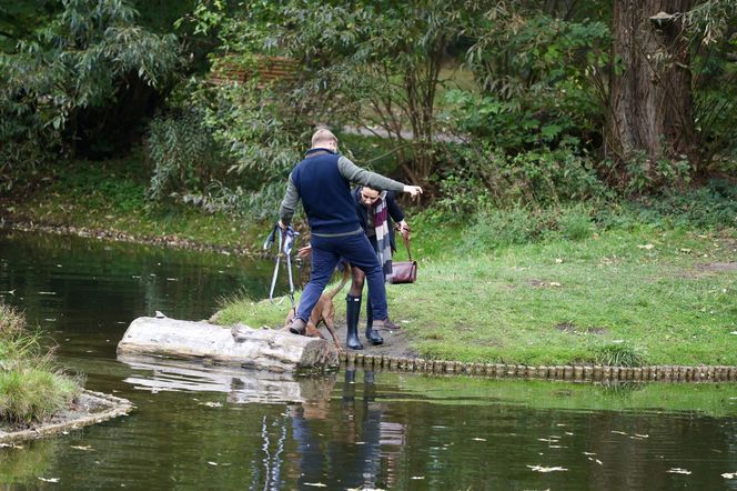 Jacek Ozdoba odpoczywa z żoną po ślubie
