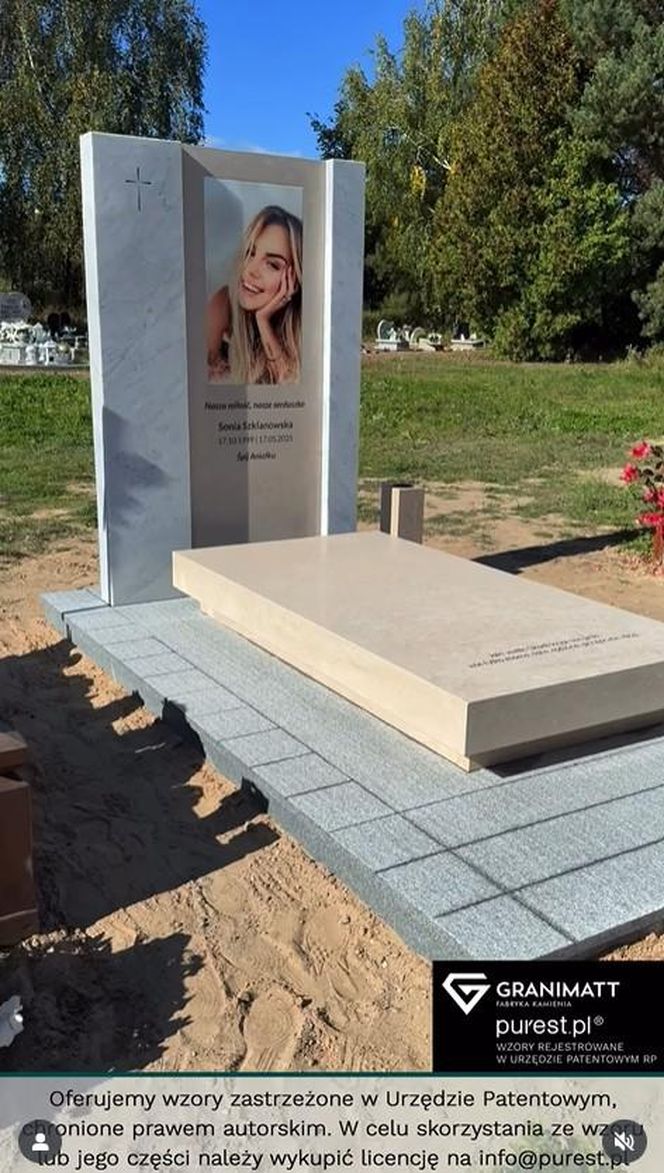 Grób Sonii Szklanowskiej