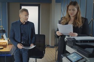 M jak miłość, odcinek 1842: Andrzej Budzyński (Krystian Wieczorek), Anita (Melania Grzesiewicz)