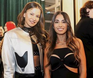Anna Lewandowska z żoną Messiego