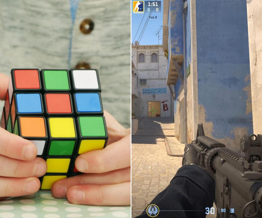 CS2 bez myszki i klawiatury. Ten genialny gracz używa... Kostki Rubika!