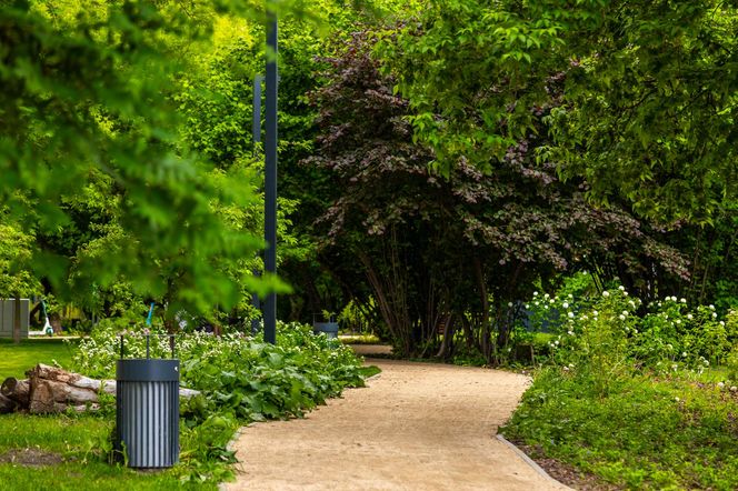 Park linearny przy ul. Suwak w Warszawie