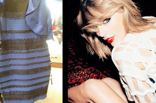 Hit Internetu: biało złota sukienka. A może niebiesko czarna? Miley Cyrus, Taylor Swift i Kim Kardashian już powiedziały a jak Wy to widzicie? [SONDA]