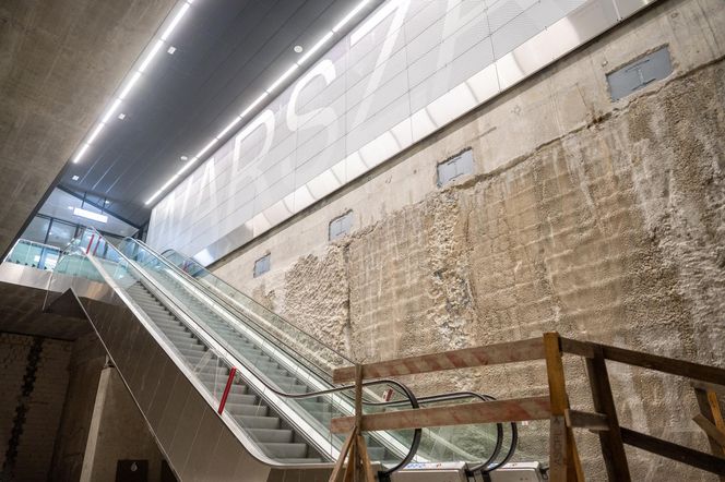 Pierwszy podziemny przystanek tramwajowy w Warszawie (listopad 2025)