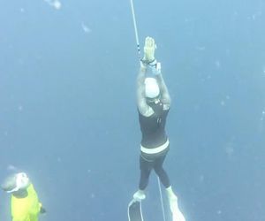 Polka Agata Załęcka osiągnęła sukces bijąc rekord swiata we freedivingu.