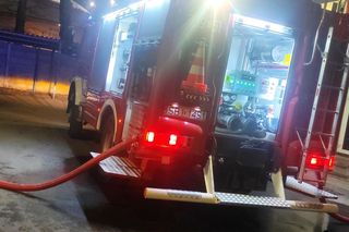 Pożar składowiska odpadów w Czechowicach-Dziedzicach