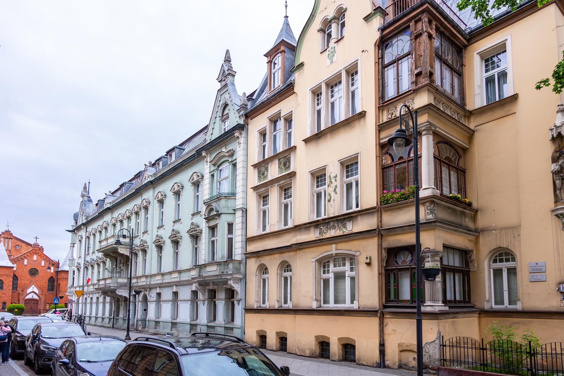 Kamienice przy ulicy Cieszkowskiego w Bydgoszczy