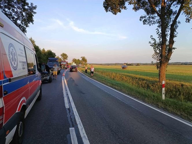 Wypadek Busa z Dziećmi w Miejscowości Lechów