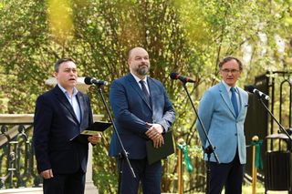 Warszawa. Zabytkowy ogród tarasowy SGGW 