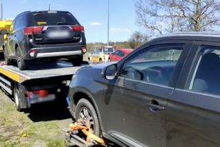 Nowy Dwór Maz. Brawurowa akcja policji! Przestępcy wpadli w zasadzkę na moście! [WIDEO]