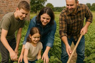 Sztuczna inteligencja stworzyła obrazy typowej rodziny z Podlasia. Efekty zaskakują