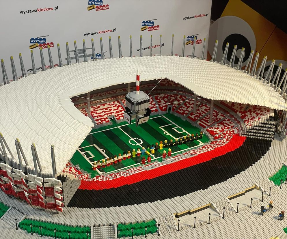 Stadion PGE Narodowy z klocków LEGO