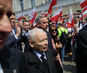  Jarosław Kaczyński na marszu Karola Nawrockiego