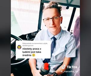 Za dnia kierowca autobusu, a po pracy TikTokerka: oto Marcelina Bielak z Katowic 