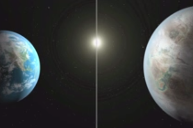 Teleskop Kepler - symulacja obrazu nowej ziemi