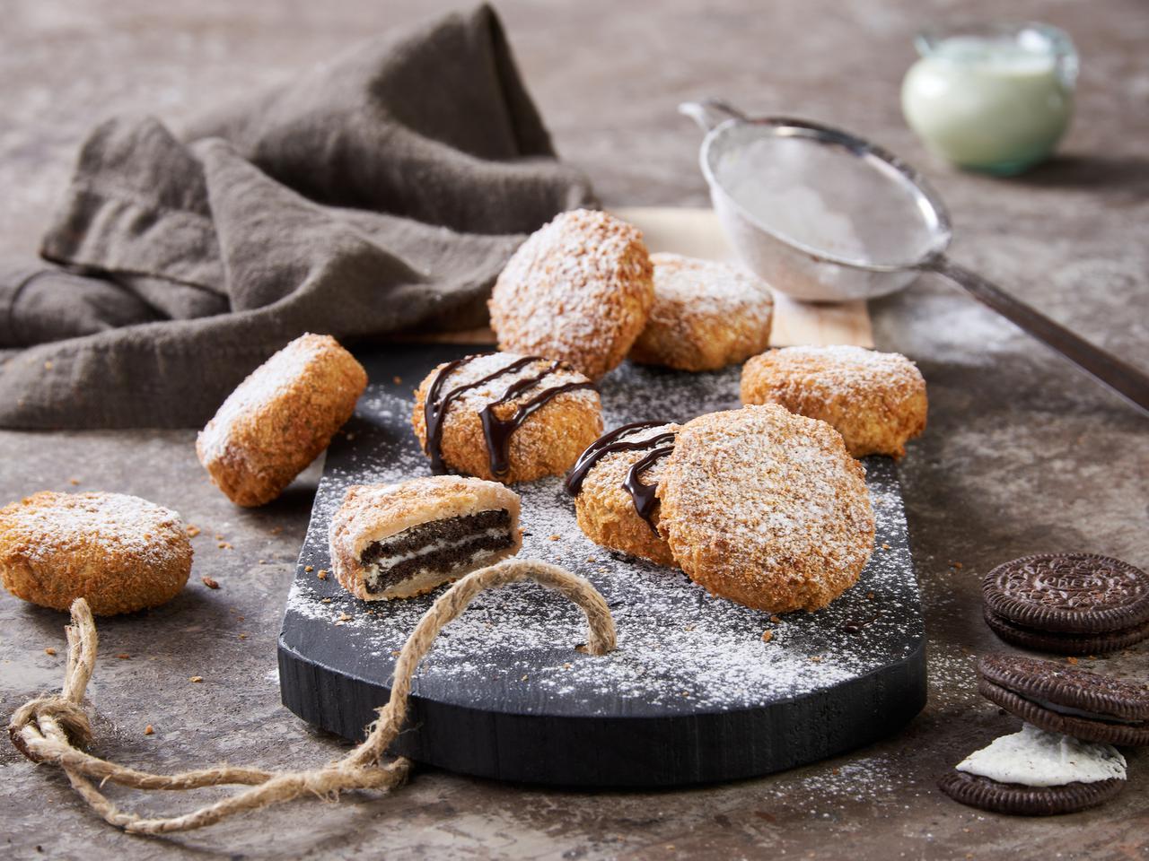 Oreo smażone w cieście - ekspresowe mini pączusie
