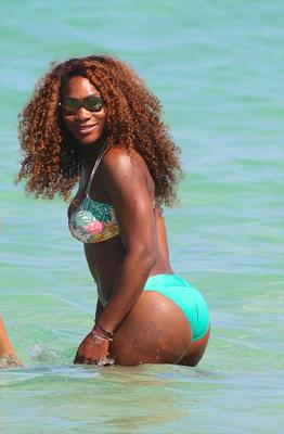 Serena Williams na plaży