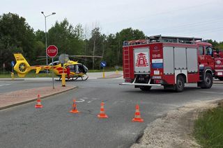 Śmiertelny wypadek na DK50 pod Mińskiem Mazowieckiem. Dwie osoby zginęły w zderzeniu z autobusem [ZDJĘCIA]