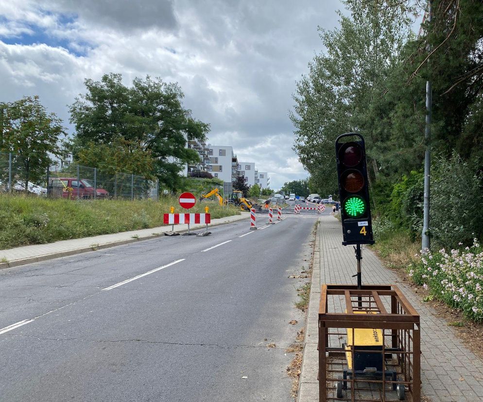 Jak idą prace przy budowie ronda przy ul. Rzeźniczka w Zielonej Górze? Sprawdziliśmy 