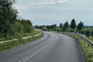 Wypadek motocyklisty 