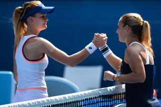 Agnieszka Radwańska i Dominika Cibulkova Australian Open 2014