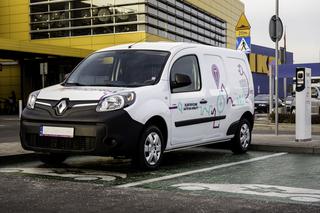 Elektryczne Renault Kangoo Z.E. pod IKEA Kraków