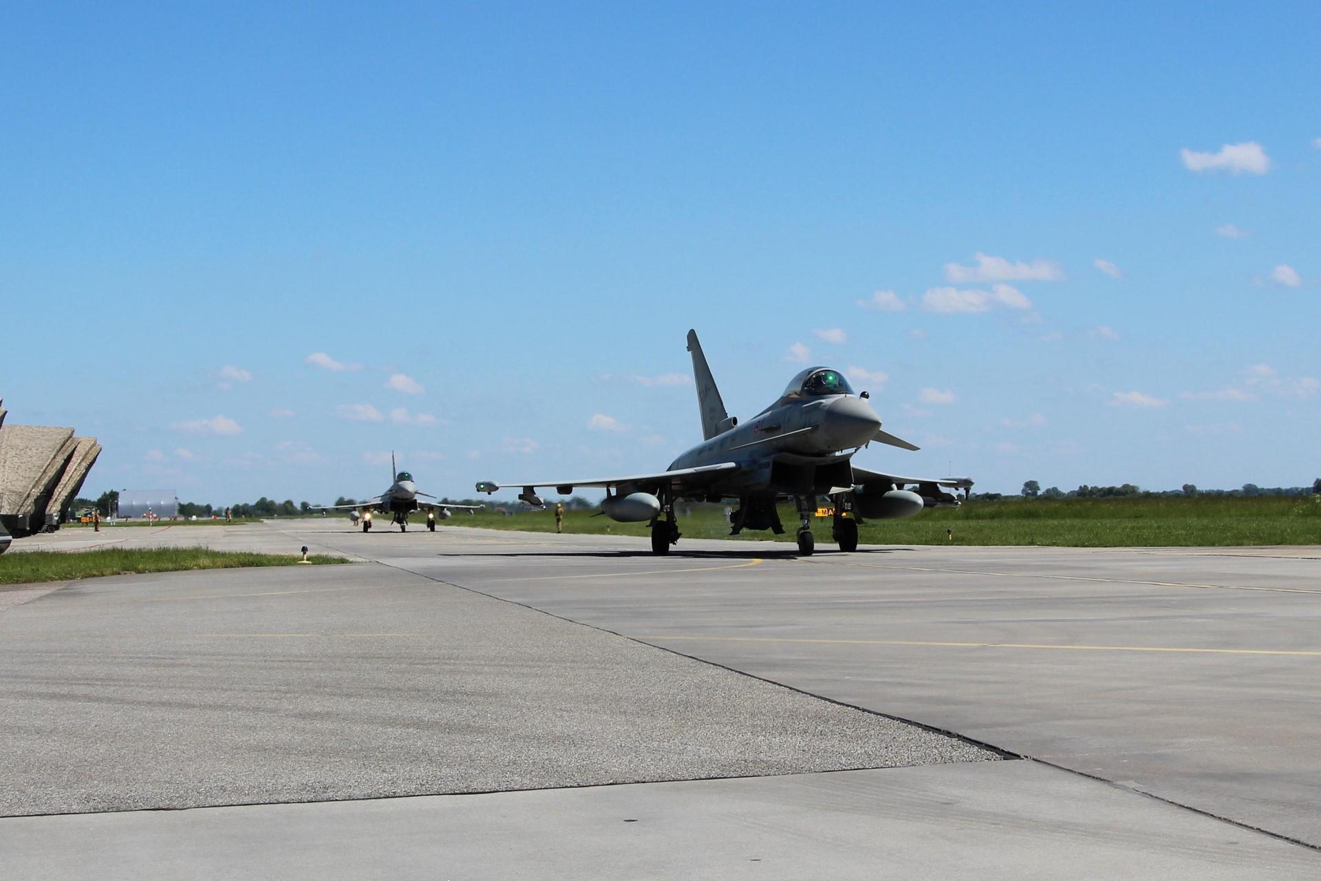 Włoski Eurofighter Typhoon w 22 BLT