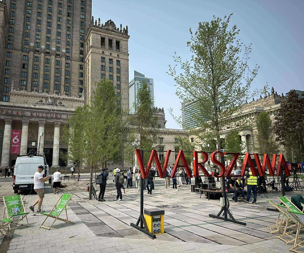 Warszawa. Otwarcie placu Centralnego