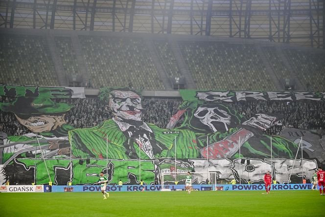Lechia Gdańsk - Widzew Łódź: Zdjęcia kibiców z meczu 15. kolejki PKO BP Ekstraklasy