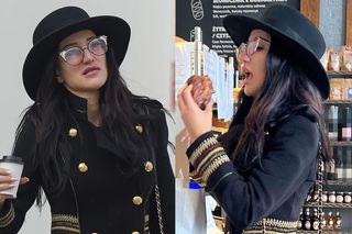 Justyna Steczkowska przyłapana w centrum miasta. Nie uwierzyć co wylądowało w jej ustach 