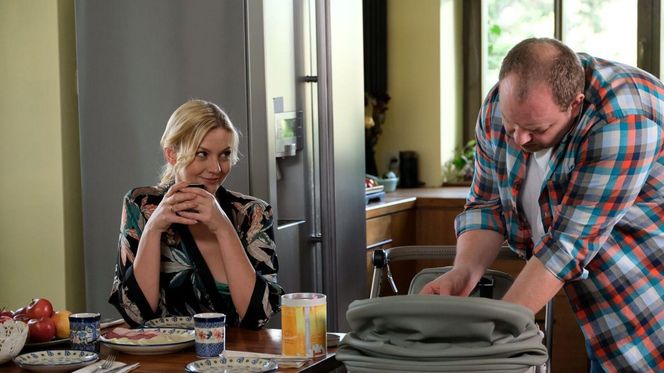 M jak miłość odc. 1873. Tadeusz (Bartłomiej Nowosielski), Jagoda (Katarzyna Kołeczek)