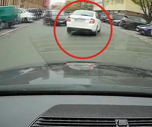 Pościg za sprawcą kolizji. Zobaczcie wideo nagrane przez świadka