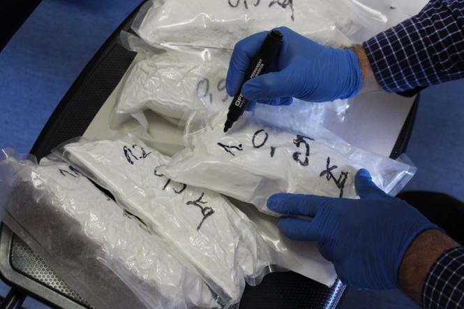 Policja przechwyciła 8,5 kg amfetaminy