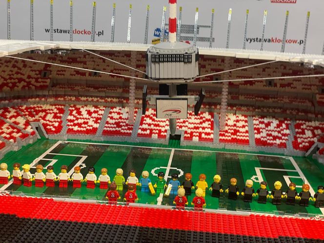 Stadion PGE Narodowy z klocków LEGO