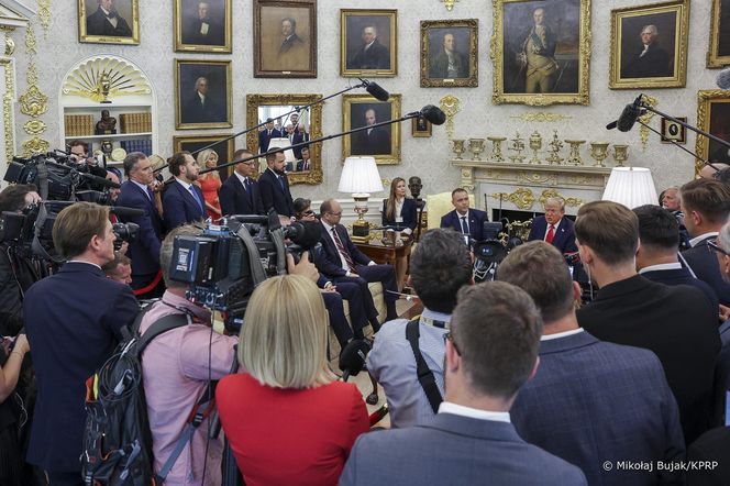 Spotkanie Donalda Trumpa z Karolem Nawrockim