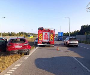 Wypadek na autostradzie A1 w Częstochowie