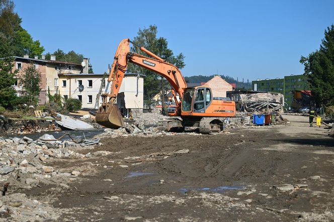 Skutki powodzi w Stroniu Śląskim