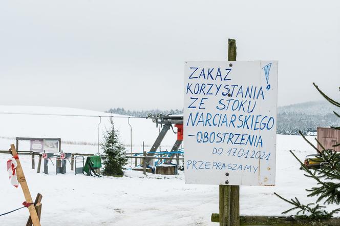 Tłumy na stoku w Trzepowie