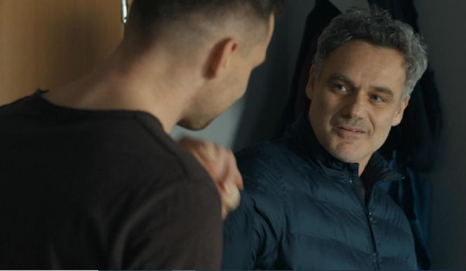 Barwy szczęścia, odcinek 3188. Darek (Andrzej Niemyt), Karol (Jan Wieczorkowski)