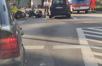 Groźny wypadek na ul. Lipowej w Białymstoku. Motocyklista trafił do szpitala [ZDJĘCIA]