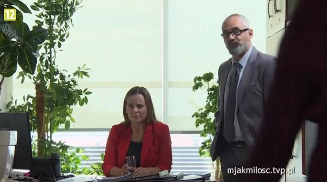 M jak miłość odcinek 1560. Adam Werner (Jacek Kopczyński), Magda (Anna Mucha)