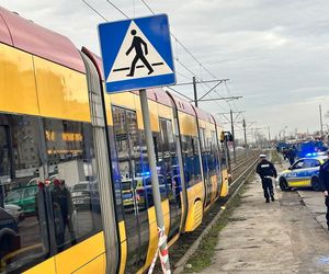 Potrącenie pieszej przez tramwaj. Kobieta zmarła w szpitalu